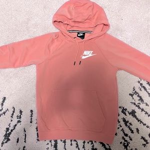 Pink Nike hoodie